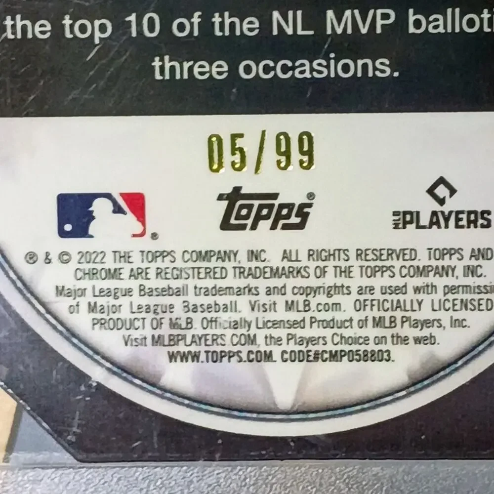 Topps Chrome #BBDC-5 Ben Baller Diamond Die Cut Green Juan Soto SP 05/99 - Picture 5 of 7